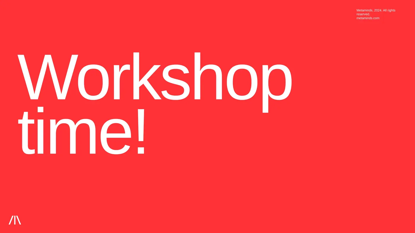 Workshop slide: Overview