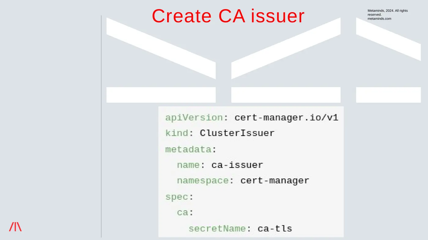 Workshop slide: Create certificate for server App