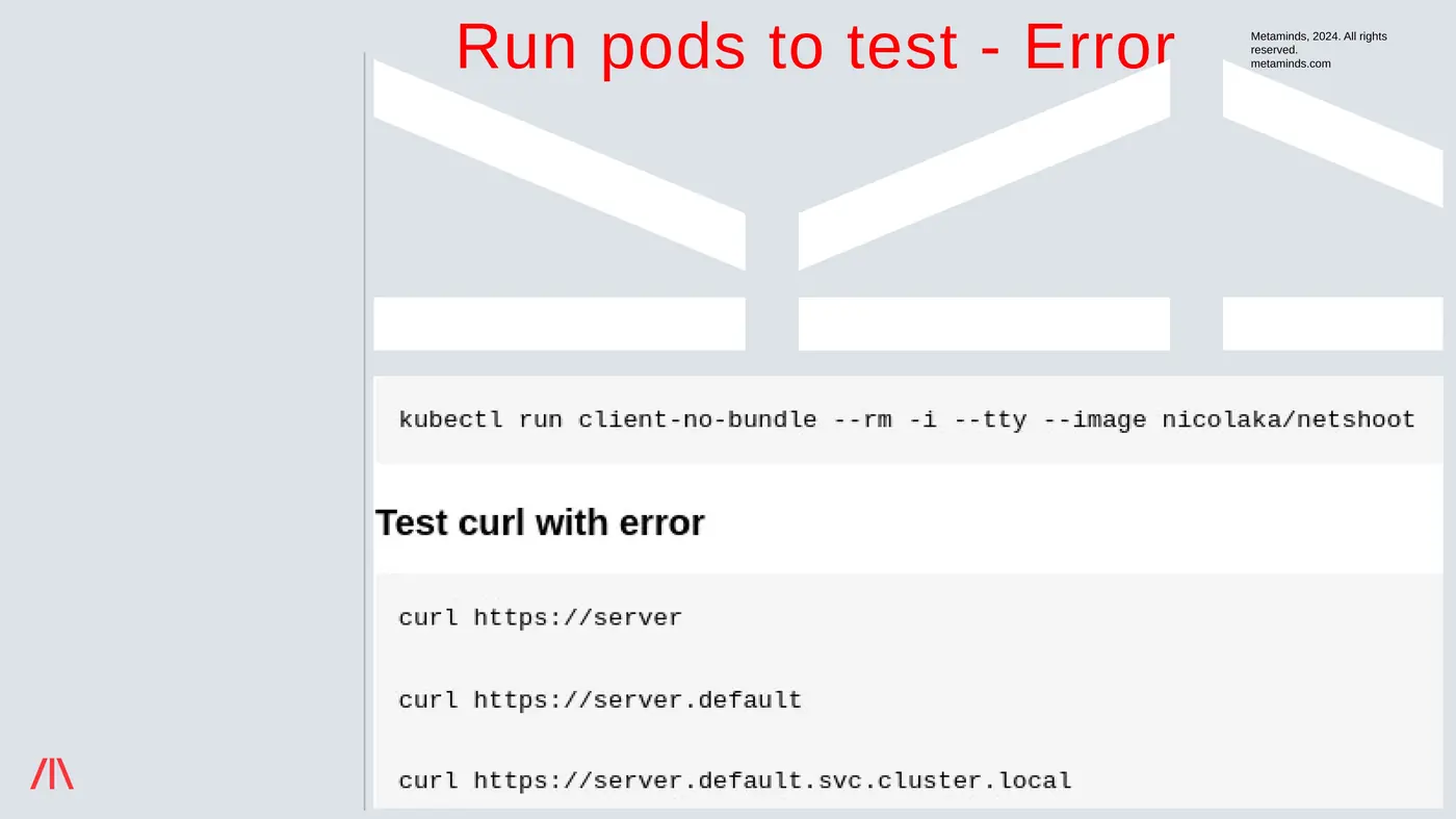 Workshop slide: Install trust-manager