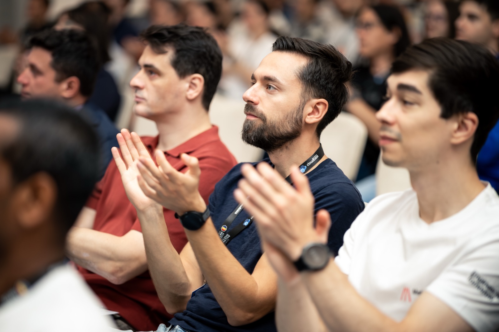 Applause from the audience — Cloud Native Days Romania 2026, Bucharest