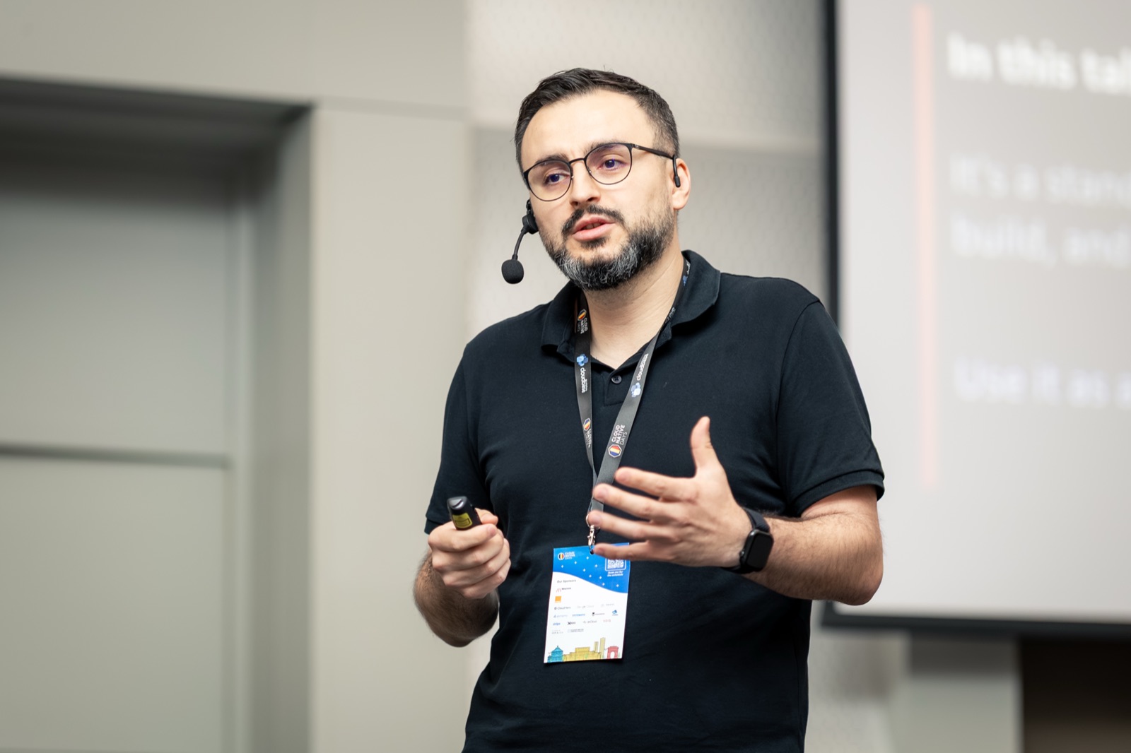 On the keynote stage — Cloud Native Days Romania 2026, Bucharest