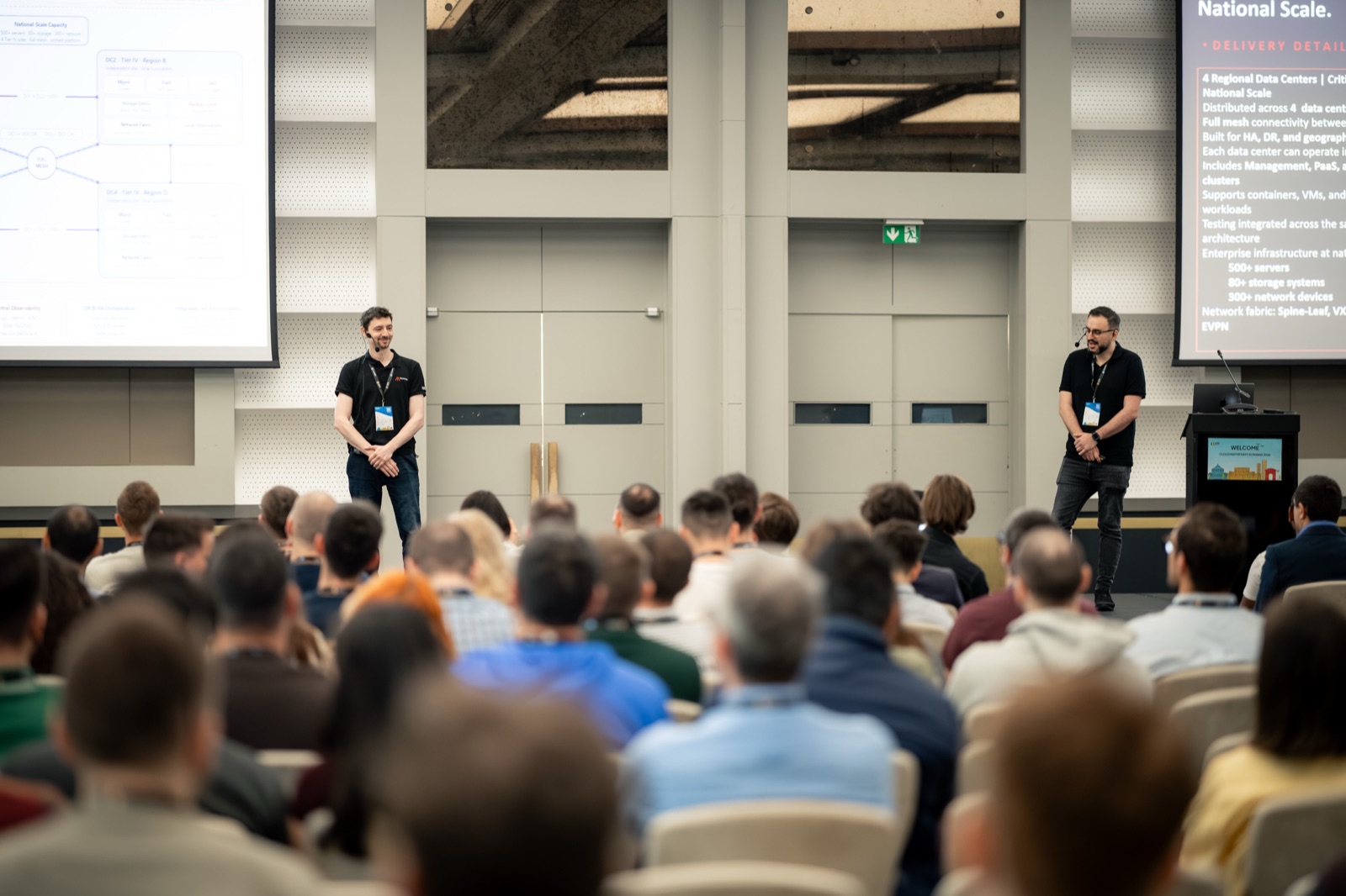 A full room for the keynote — Cloud Native Days Romania 2026, Bucharest
