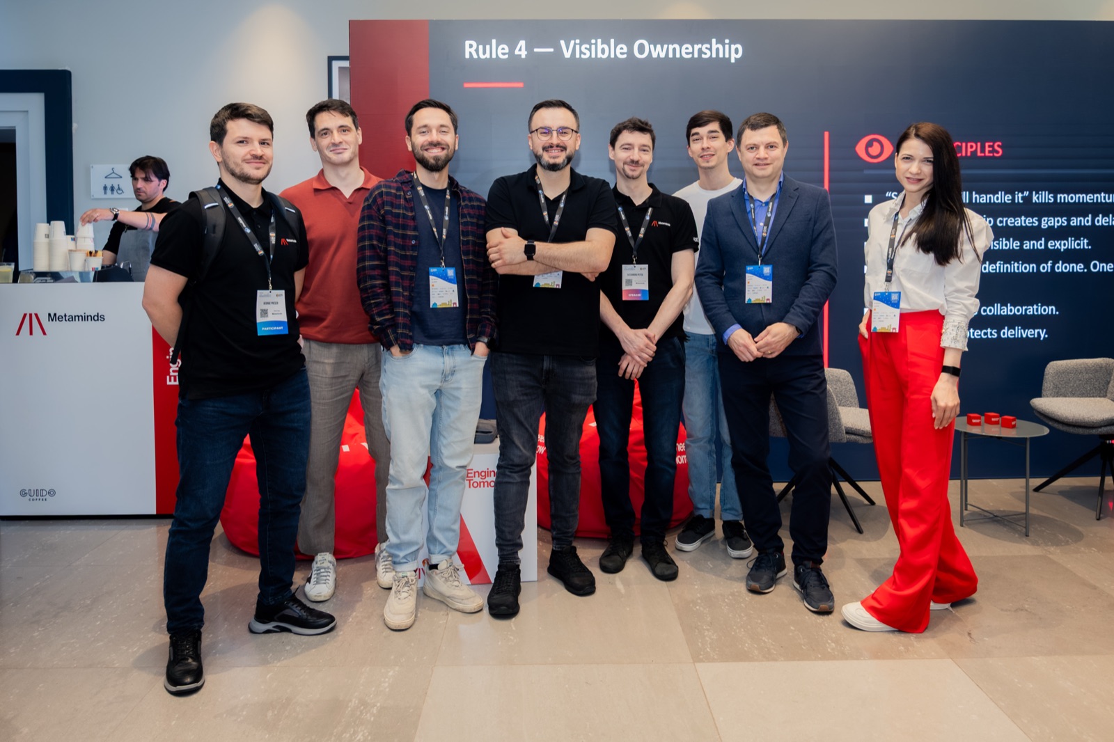 The Metaminds team — Cloud Native Days Romania 2026, Bucharest
