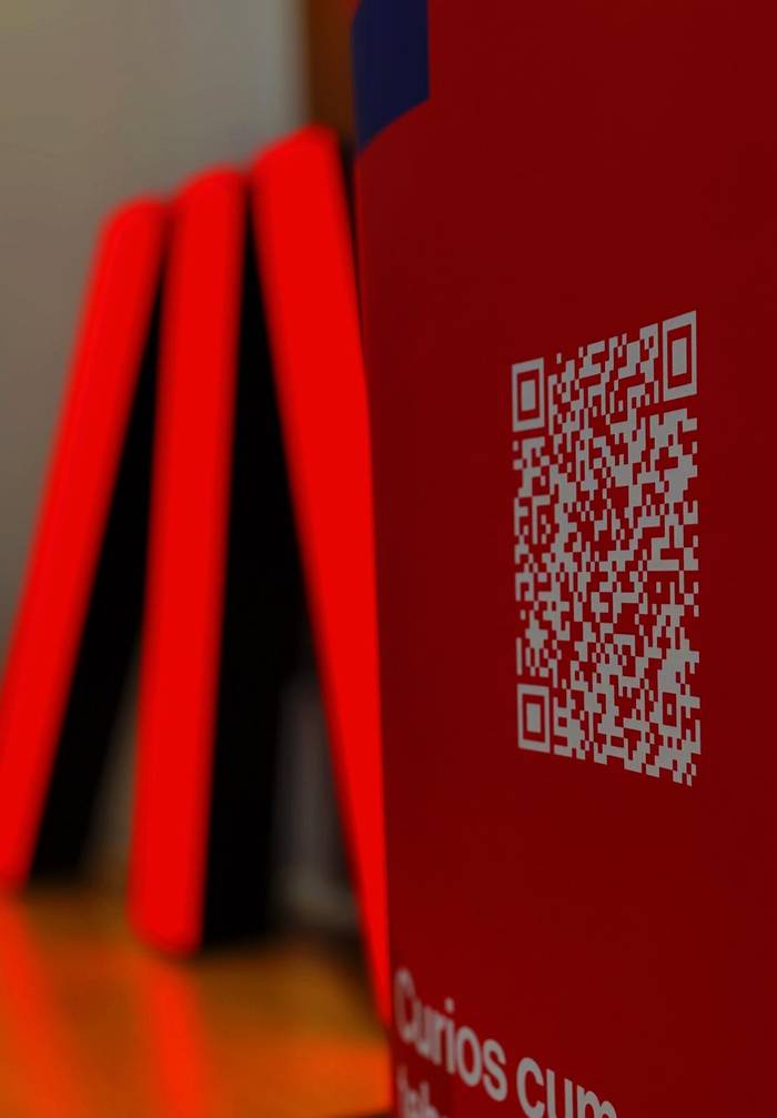 Enrolment via an online form or by scanning the QR code