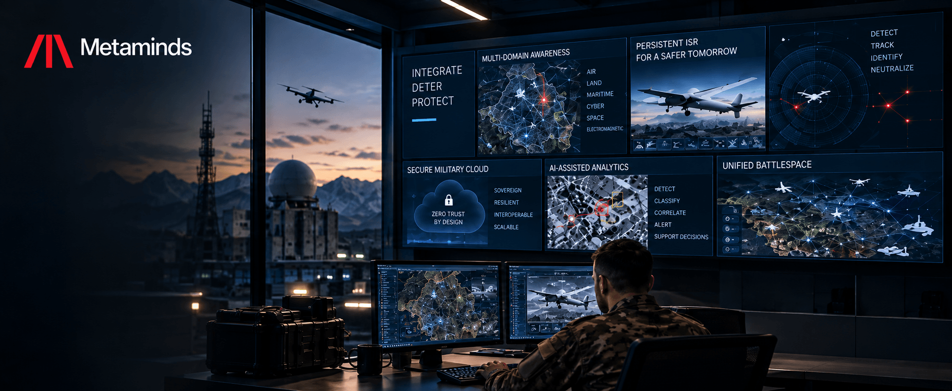 Metaminds — defence, national security and cyber protection